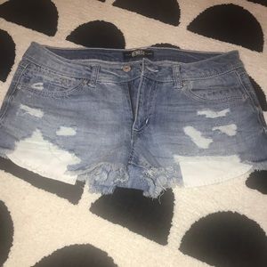Denim shorts